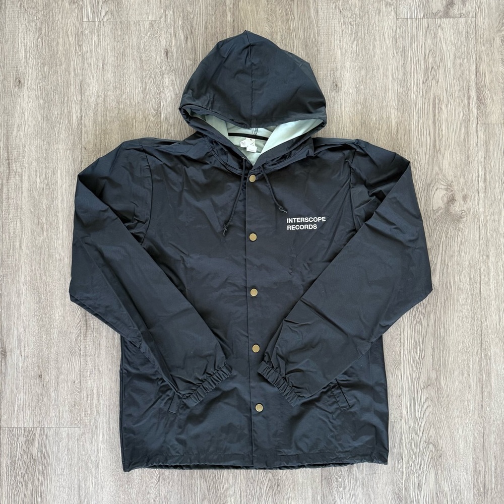 Interscope Records friends and family tech all weather jacket.
